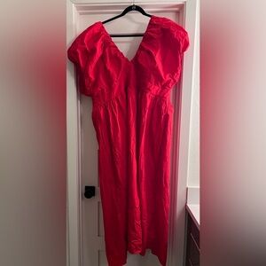 J Crew size 3X Vibrant Red Dress